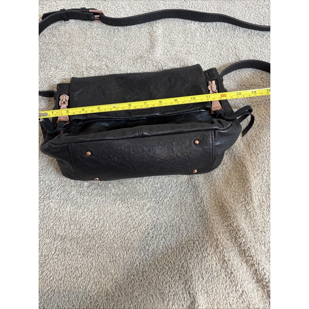 Aimee Kestenberg Bali 2 Leather Pebble Hobo Crossbody Shoulder Bag Black EUC - Picture 16 of 16
